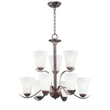 Vital 9 Light Medium Chandelier by Maxim - 12076