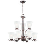 Vital 9 Light Medium Chandelier by Maxim - 12076