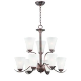 Vital 9 Light Medium Chandelier by Maxim - 12076
