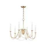 Plumette 6 Light Large Chandelier by Maxim 12 - 12166