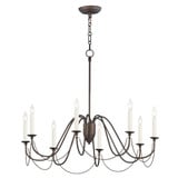 Plumette 8 Light Oversized Chandelier by Maxim 12168 - 12168