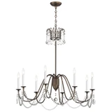 Plumette 8 Light Oversized Chandelier by Maxim 12168CRY - 12168CRY