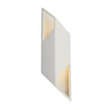 Ambiance 1 Light Large Rhomboid Wall Sconce by Justice Design - 5845