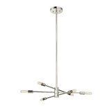 Lyrique 6 Light Medium Chandelier by Savoy House - 1-7000-6