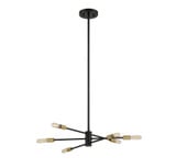 Lyrique 6 Light Medium Chandelier by Savoy House - 1-7000-6