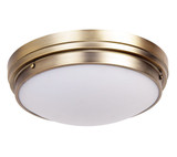 Fresh Colonial 3 Light 17 Inch Wide Metal Flush Mount by Matteo - X46303