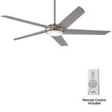 Raptor Ceiling Fan with Light Kit 11 Inch tall by 60 Inch W by Minka Aire - F617L