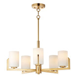 Dart 5 Light Medium Chandelier by Maxim 21286SWSN - 21286SW