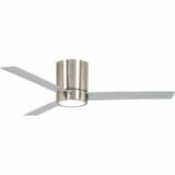 Roto Flush 3 Blade Hugger Ceiling Fan with Light 52 Inch Wide by Minka Aire - F644L