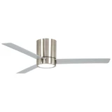 Roto Flush 3 Blade Hugger Ceiling Fan with Light 52 Inch Wide by Minka Aire - F644L