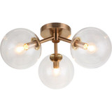 Novo 3 Light 15 Inch Wide Flush Mount by Matteo - X81703