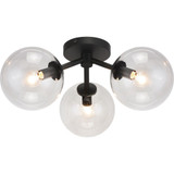 Novo 3 Light 15 Inch Wide Flush Mount by Matteo - X81703