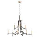 Lyndon 9 Light Large Chandelier by Maxim - 21529