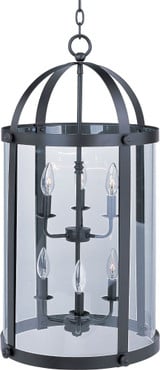 Tara 6 Light Small Foyer Chandelier by Maxim - 21554