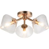 Novo 40W 3 Light 15 Inch Wide Flush Mount by Matteo - X81743