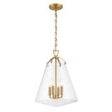 Voss 4 Light Pendant 20 Inch Tall and 15.25 Inch Wide by Crystorama - VSS-7015
