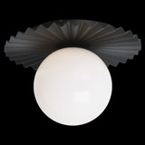 Modern Ruff 1 Light 13 Inch Wide Flush Mount by Matteo - X83111