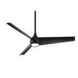 Twist 3 Blade Ceiling Fan with Light Kit 52 Inch Wide by Minka Aire - F678L