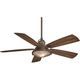 Groton 5 Blade Ceiling Fan with Light Kit 56 Inches Wide by Minka Aire - F681L