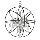 Orbit 6 Light Medium Chandelier by Maxim - 25144