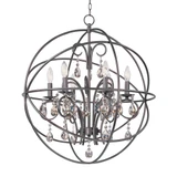 Orbit 6 Light Medium Chandelier by Maxim - 25144