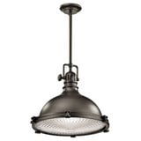 Hatteras Bay 1 Light Industrial Large Pendant by Kichler - 2682