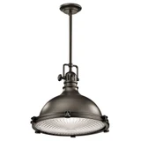 Hatteras Bay 1 Light Industrial Large Pendant by Kichler - 2682