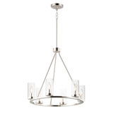 Sentinel 6 Light Medium Chandelier by Maxim - 25255
