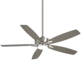 Kelvyn 5 Blade Ceiling Fan with Light Kit 52 Inches Wide by Minka Aire - F717L