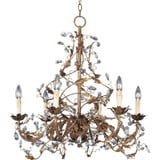 Elegante 6 Light Large Chandelier by Maxim - 2851