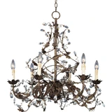 Elegante 6 Light Large Chandelier by Maxim - 2851