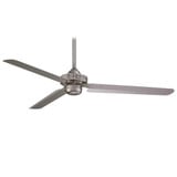 Steal Ceiling Fan 13.63 inches tall by 54 inches wide by Minka Aire - F729