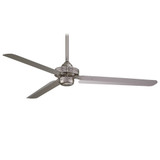 Steal Ceiling Fan 13.63 inches tall by 54 inches wide by Minka Aire - F729
