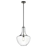 Everly 1 Light Medium Pendant 19.75 Inch Tall by Kichler - 42046