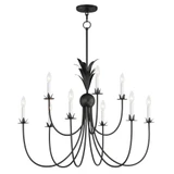 Paloma 9 Light Oversized Chandelier by Maxim - 2889