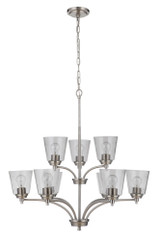 Tyler 9 Light Large 2 Tier Chandelier by Craftmade - 50229