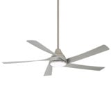 Transonic 5 Blade Ceiling Fan 15.35 Inch H and 56 Inch W by Minka Aire - F765L