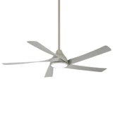 Transonic 5 Blade Ceiling Fan 15.35 Inch H and 56 Inch W by Minka Aire - F765L