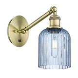 Bridal Veil 1 Light Arm Adjusts Up and Down Wall Sconce by Innovations - 317-1W-G559-5-GL
