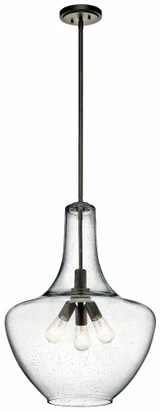 Everly 3 Light Large Pendant 27.25 Inch Tall by Kichler - 42198