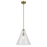 Everly 1 Light Medium Pendant 15.5 Inch Tall by Kichler - 42200