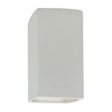 Ambiance 1 Light Outdoor Wall Mount 9.5 Inch Tall by Justice Design - CER-5915W