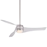 Artemis Smart Ceiling Fan with Light Kit 58 inches wide by Minka Aire - F803DL