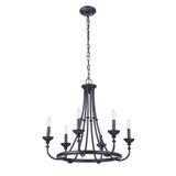 Marlowe 6 Light Medium Chandelier by Craftmade - 53726