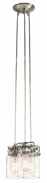 Brinley 3 Light Small Pendant by Kichler - 42869