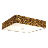 Mosaic 4 Light 20 Inch Wide Metal Flush Mount by Lucas and McKearn - FM11