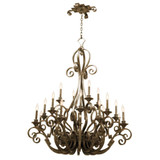 Ibiza 20 Light Oversized Chandelier by Kalco - 4273