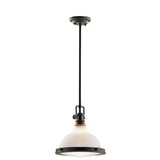 Hatteras Bay 1 Light Medium Pendant 11.5 Inch Wide by Kichler - 43765