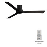 Simple Flush 60 3 Blade Flush Mount Ceiling Fan 60 Inch Wide by Minka Aire - F874