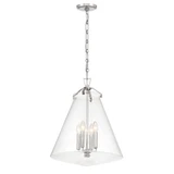 Voss 4 Light Pendant 22.5 Inch Tall and 18 Inch Wide by Crystorama - VSS-7018